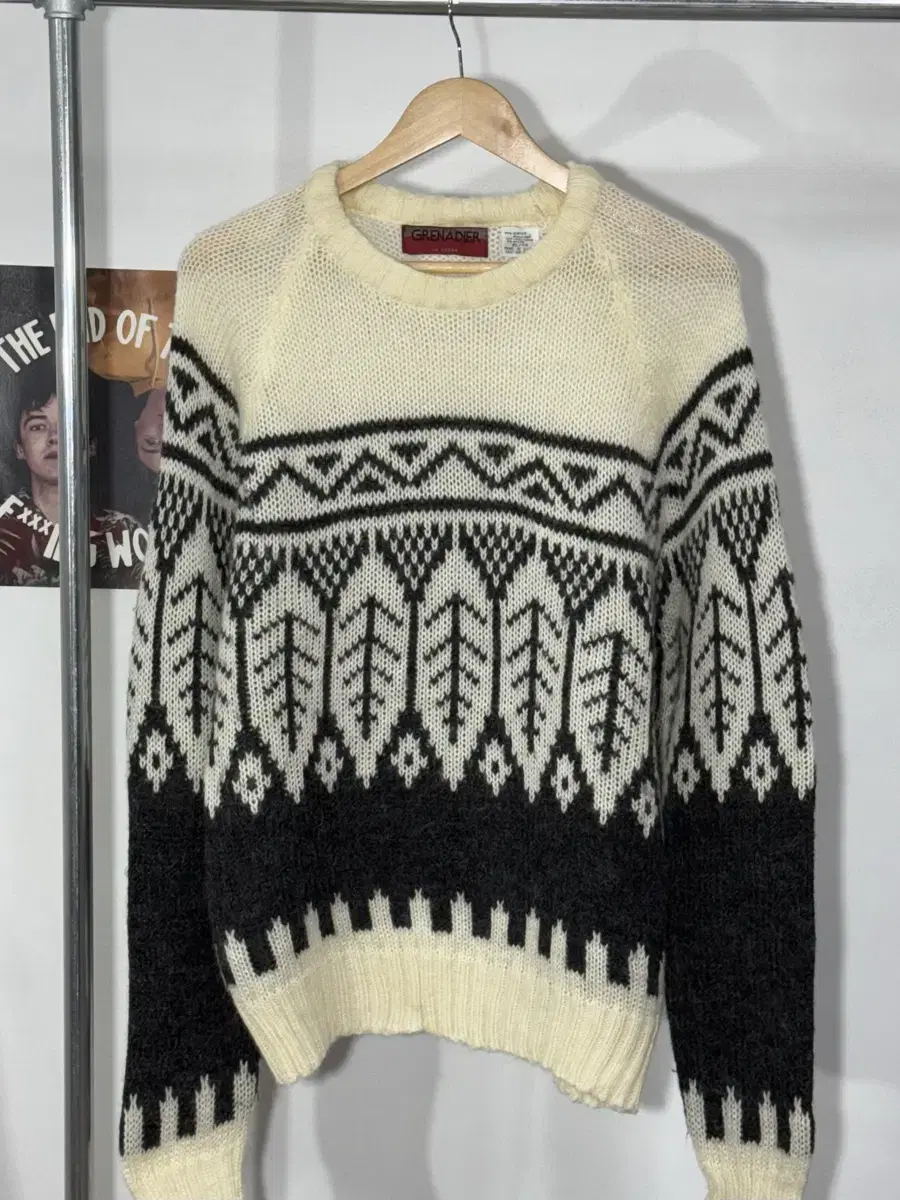 Vintage Nordic Sweater/ N32